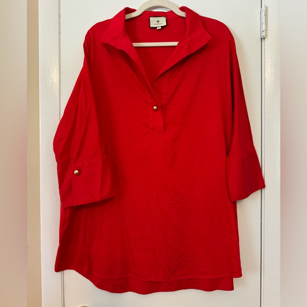 Tuckernuck Poppy Ted Willow Blouse Size XL